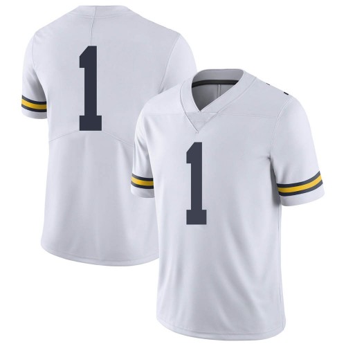 Nico Collins Michigan Wolverines Youth NCAA #1 White Limited Brand Jordan College Stitched Football Jersey IUL8454RM